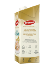 Avonmore Professional Cooking Cream 18% product side of carton